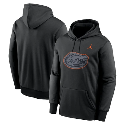 Men's Jordan Brand Black Florida Gators Color Pop Performance Fleece Pullover Hoodie