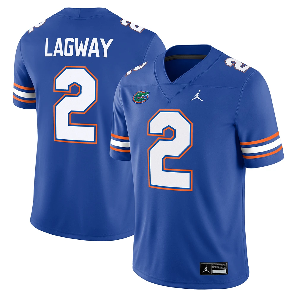 Maillot de football Jordan Brand DJ Lagway Royal Florida Gators NIL pour homme