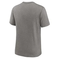 T-shirt à trois mélanges Jordan Brand pour hommes, gris chin