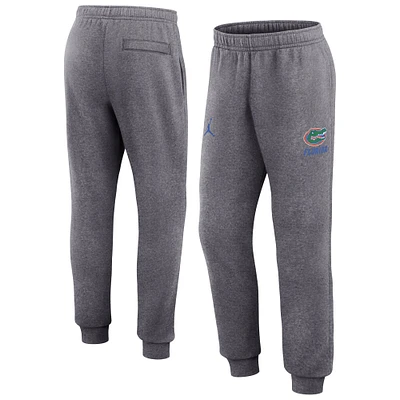 Pantalon de jogging en polaire Jordan Brand Heather Grey Florida Gators Primetime Club pour hommes