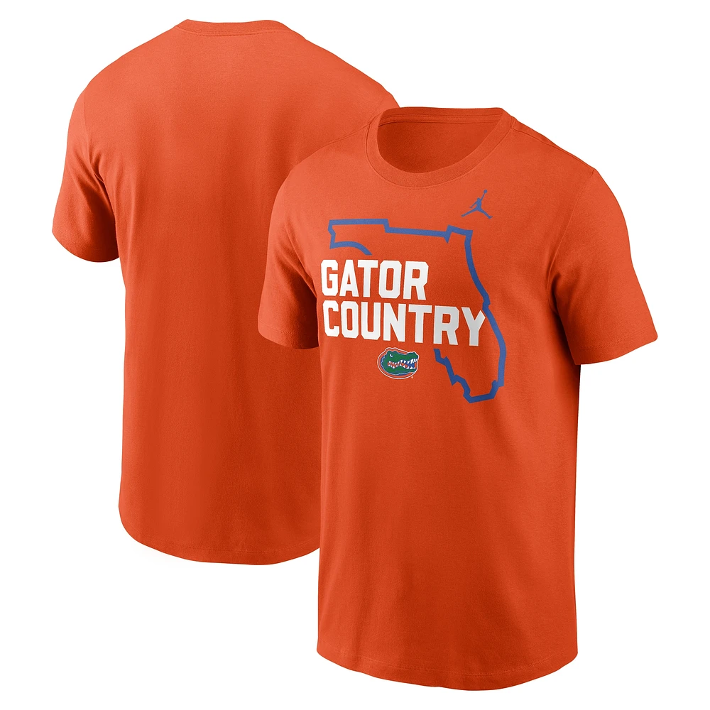 Men's Jordan Brand Orange Florida Gators Campus Local T-Shirt