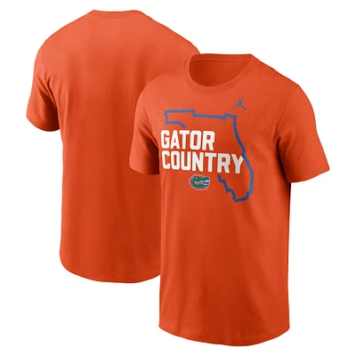 Men's Jordan Brand Orange Florida Gators Campus Local T-Shirt