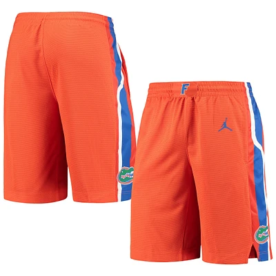 Short de basket-ball Jordan Brand Orange Florida Gators Replica Performance pour hommes