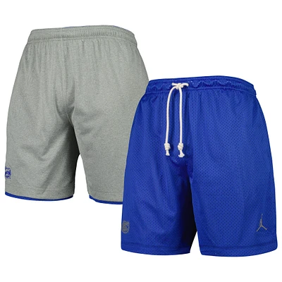 Short de performance réversible Jordan Brand Royal/Gris Florida Gators pour hommes