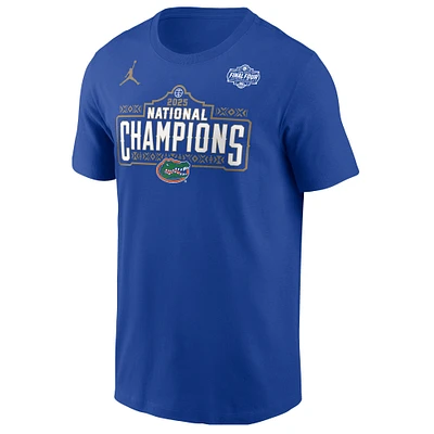 Men's Jordan Brand  Royal Florida Gators 2025 NCAA Basketball National Champions Celebration T-Shirt