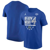 Men's Jordan Brand Royal Florida Gators 2025 NCAA Basketball Tournament March Madness Final Four Regional Champions Locker Room T-Shirt