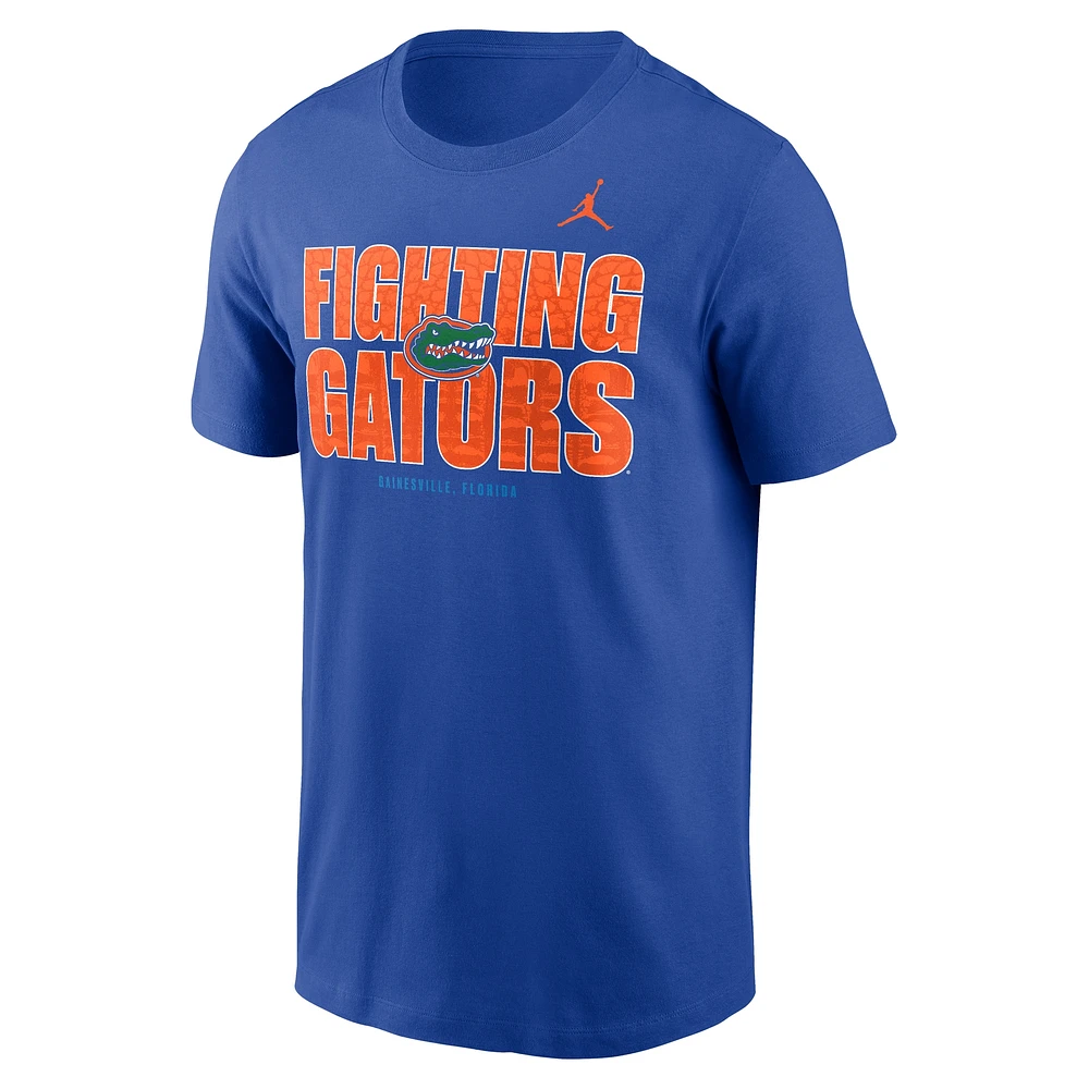 Men's Jordan Brand Royal Florida Gators Campus Local T-Shirt