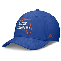 Men's Jordan Brand Royal Florida Gators Local Swoosh Flex Hat