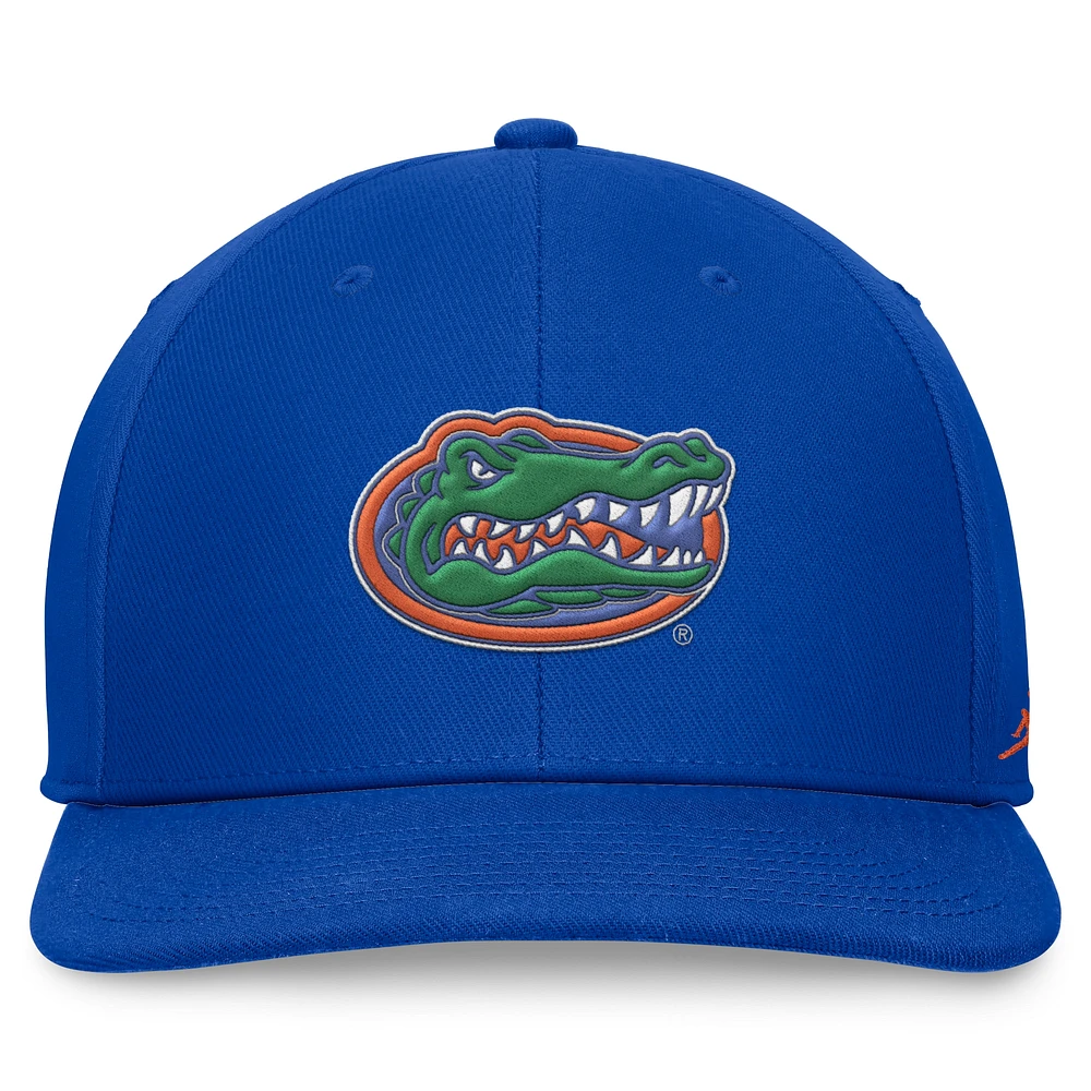 Casquette Snapback Jordan Brand Royal Florida Gators On-Field Pro Bill pour homme