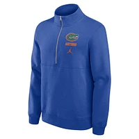 Men's Jordan Brand Royal Florida Gators Primetime Club Half-Zip Pullover