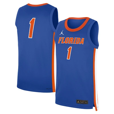 Maillot de basket-ball Jordan Brand Royal Florida Gators Road Replica pour homme