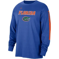 T-shirt à manches longues Jordan Brand Royal Florida Gators Slam Dunk pour hommes