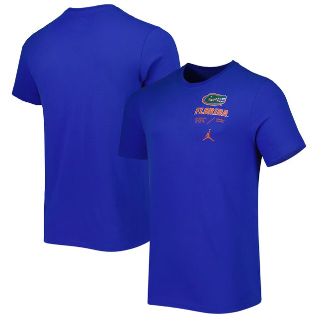 T-shirt Jordan Brand Royal Florida Gators Team Practice Performance pour hommes