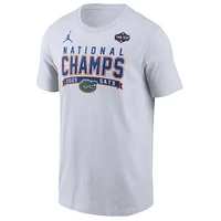 Men's Jordan Brand  White Florida Gators 2025 NCAA Basketball National Champions T-Shirt
