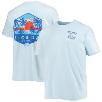 Florida Gators Landscape Shield Comfort Colors T-Shirt - Light Blue