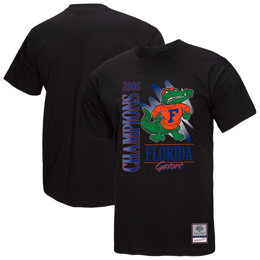 T-shirt noir délavé minéral rétro des Florida Gators de Mitchell & Ness pour homme