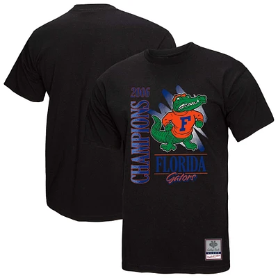 T-shirt noir délavé minéral rétro des Florida Gators de Mitchell & Ness pour homme