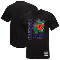 T-shirt noir délavé minéral rétro des Florida Gators de Mitchell & Ness pour homme