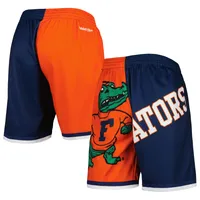 Men's Houston Astros Mitchell & Ness Orange Hyper Hoops Shorts