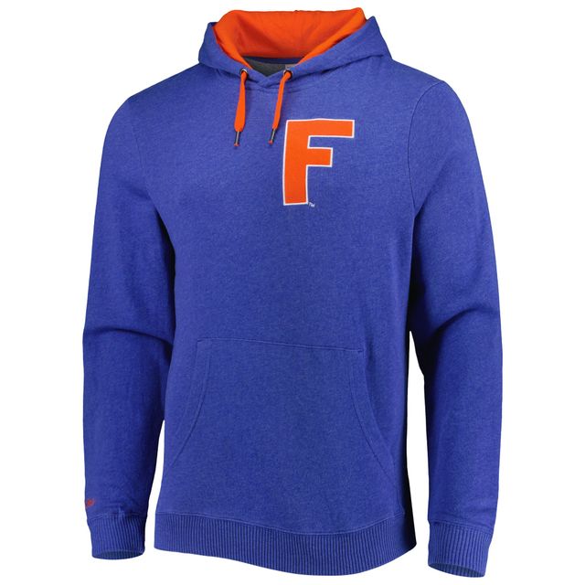 Sweat à capuche classique en tissu éponge Mitchell & Ness Royal Florida Gators pour hommes