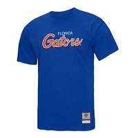 Men's Mitchell & Ness  Royal Florida Gators Elite Script T-Shirt