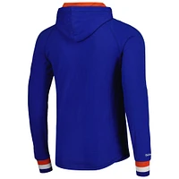 Men's Mitchell & Ness Royal Florida Gators Legendary Raglan Pullover Hoodie