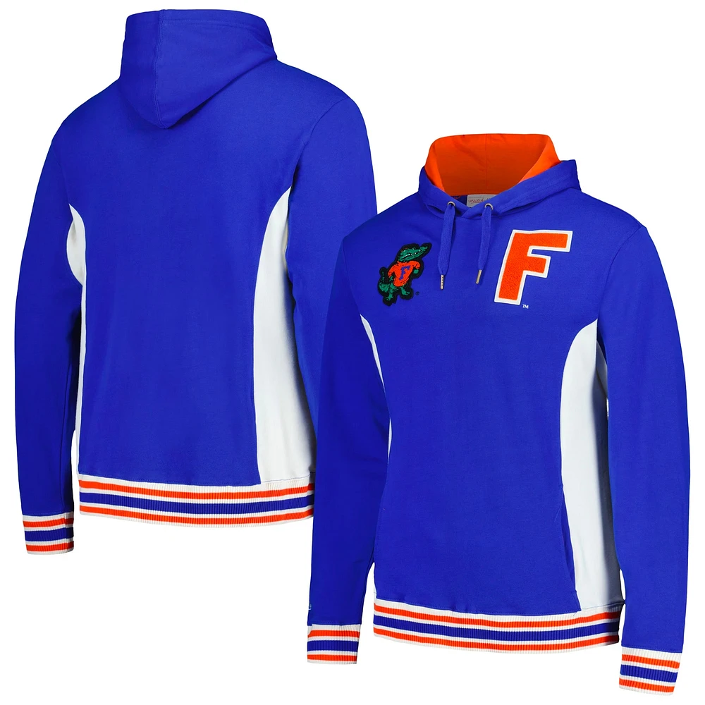 Sweat à capuche en tissu éponge Mitchell & Ness Royal Florida Gators Team Legacy pour hommes