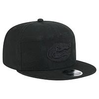 Men's New Era Black Florida Gators Adventure Canvas Split Panel 9FIFTY Snapback Hat