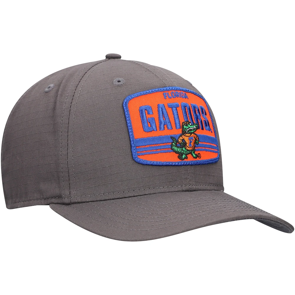 Men's New Era Charcoal Florida Gators Team Elevated 9SEVENTY Stretch-Snap Adjustable Hat