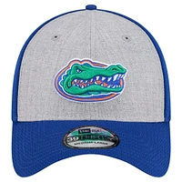 Men's New Era Heather Gray/Royal Florida Gators Two-Tone 39THIRTY Flex Hat