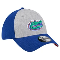 Men's New Era Heather Gray/Royal Florida Gators Two-Tone 39THIRTY Flex Hat