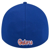 Men's New Era Heather Gray/Royal Florida Gators Two-Tone 39THIRTY Flex Hat