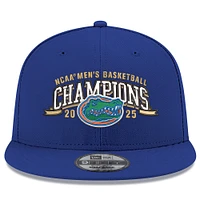 Men's New Era Royal Florida Gators 2025 NCAA Men's Basketball National Champions 9FIFTY Snapback Hat