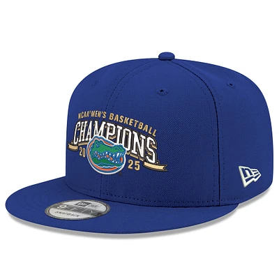 Men's New Era Royal Florida Gators 2025 NCAA Men's Basketball National Champions 9FIFTY Snapback Hat