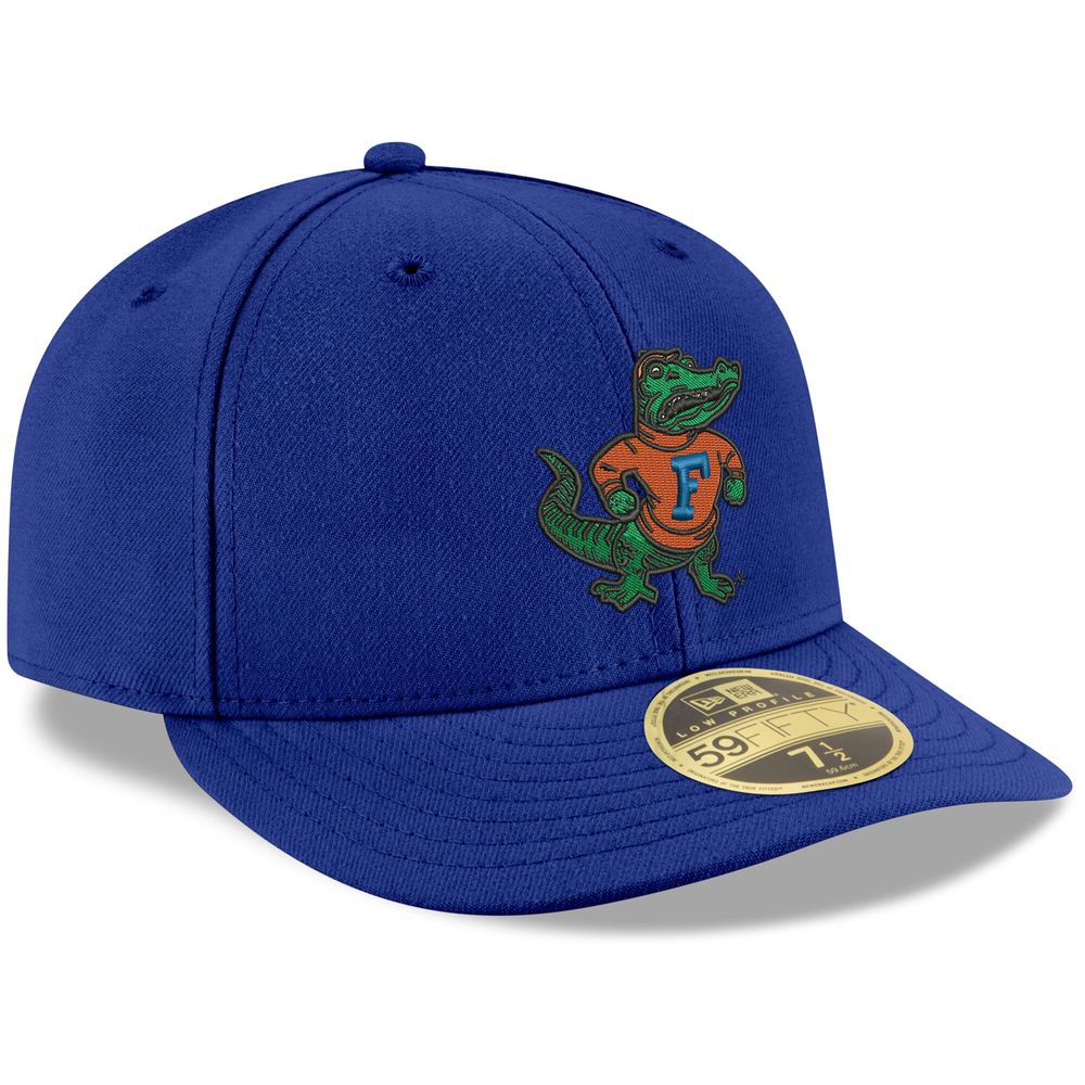 Men's New Era White/Royal Florida Gators Basic 59FIFTY Fitted Hat