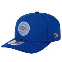 Casquette ajustable extensible à boutons-pression New Era Royal Florida Gators Patched 9SEVENTY pour homme