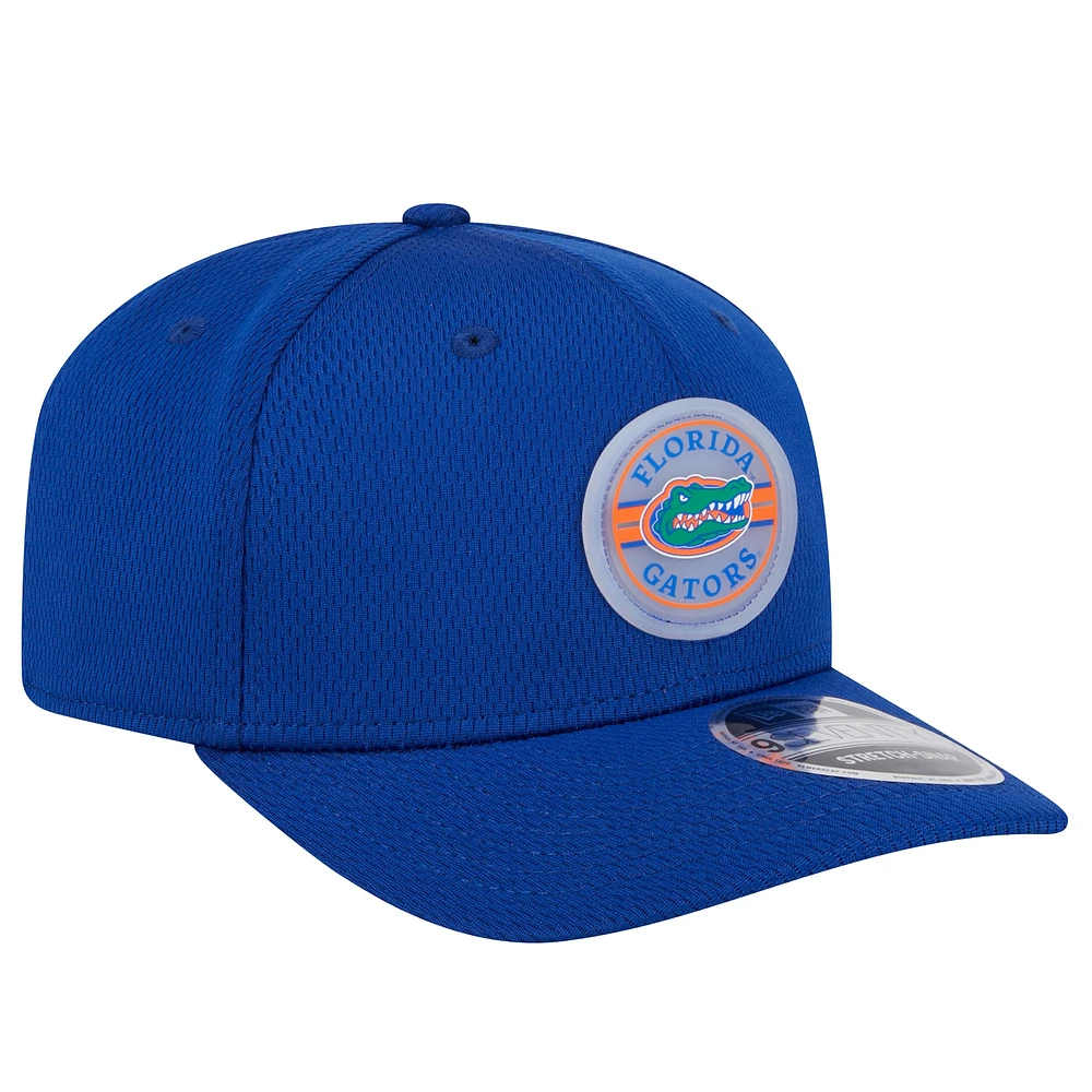 Casquette ajustable extensible à boutons-pression New Era Royal Florida Gators Patched 9SEVENTY pour homme