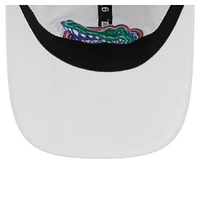 Casquette ajustable New Era blanche Florida Gators Active Ripstop 9TWENTY pour homme