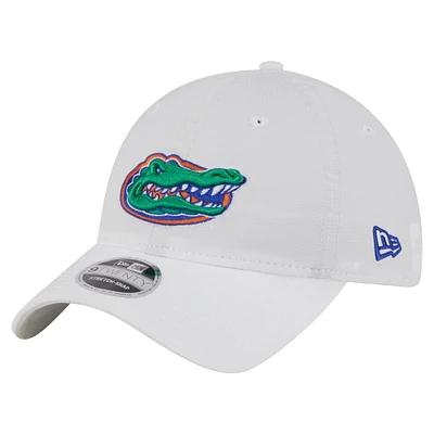 Casquette ajustable New Era blanche Florida Gators Active Ripstop 9TWENTY pour homme