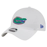 Casquette ajustable New Era blanche Florida Gators Active Ripstop 9TWENTY pour homme