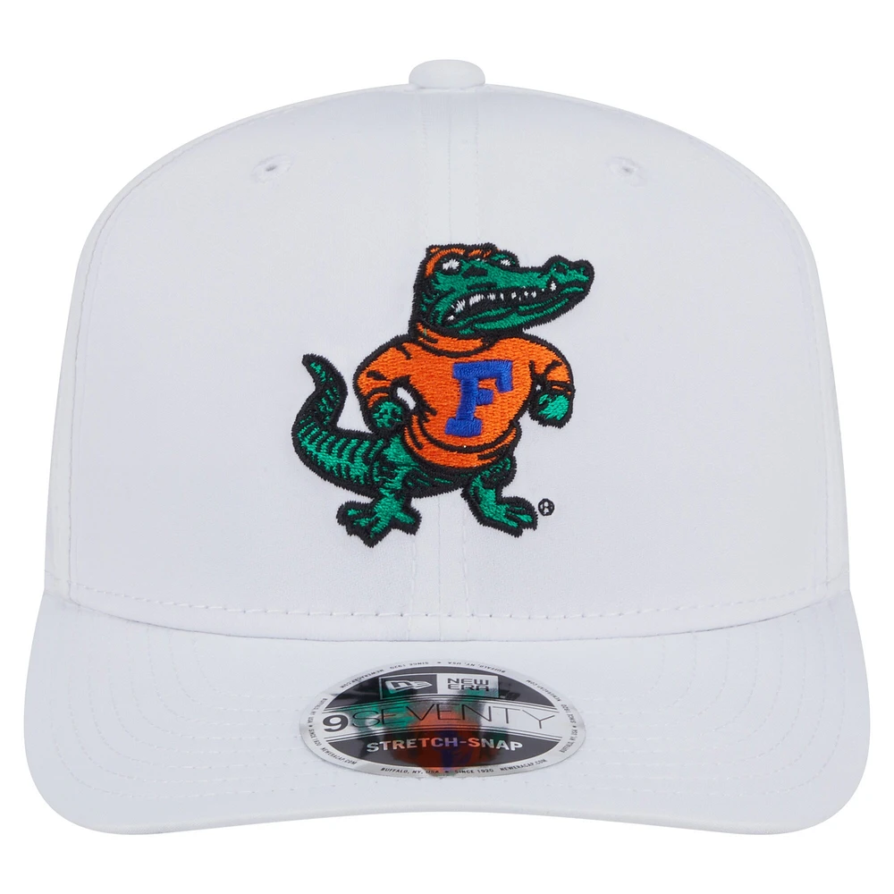 Men's New Era White Florida Gators Perform Vault 9SEVENTY Stretch-Snap Hat