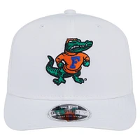 Men's New Era White Florida Gators Perform Vault 9SEVENTY Stretch-Snap Hat