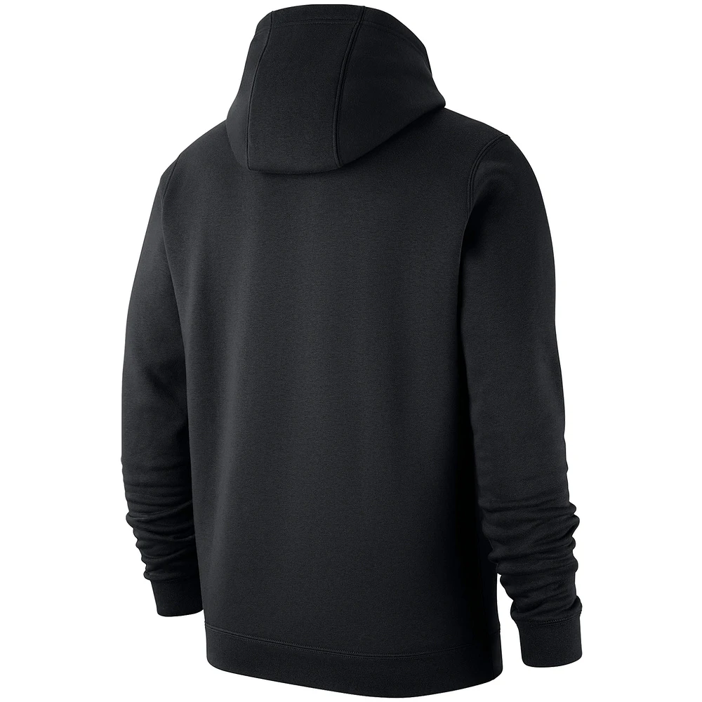 Men's Nike Black Florida Gators Big Swoosh Club Pullover Hoodie