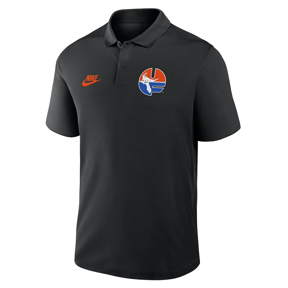 Polo Nike noir Florida Gators Primetime Victory Legacy Vault Performance pour homme