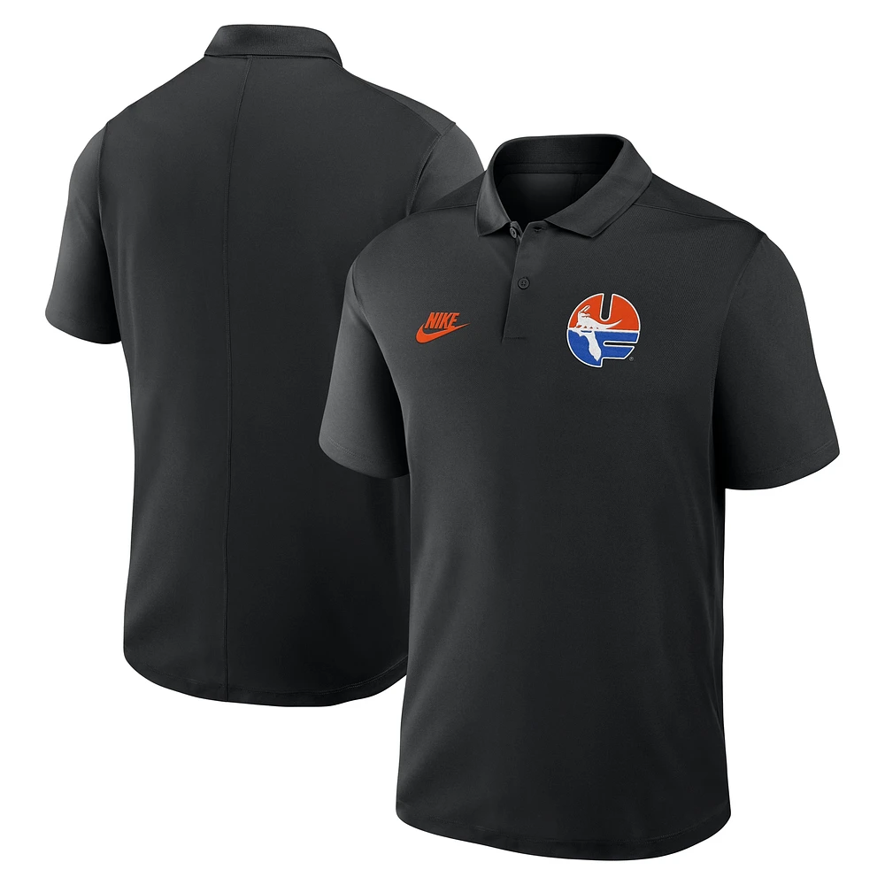 Polo Nike noir Florida Gators Primetime Victory Legacy Vault Performance pour homme