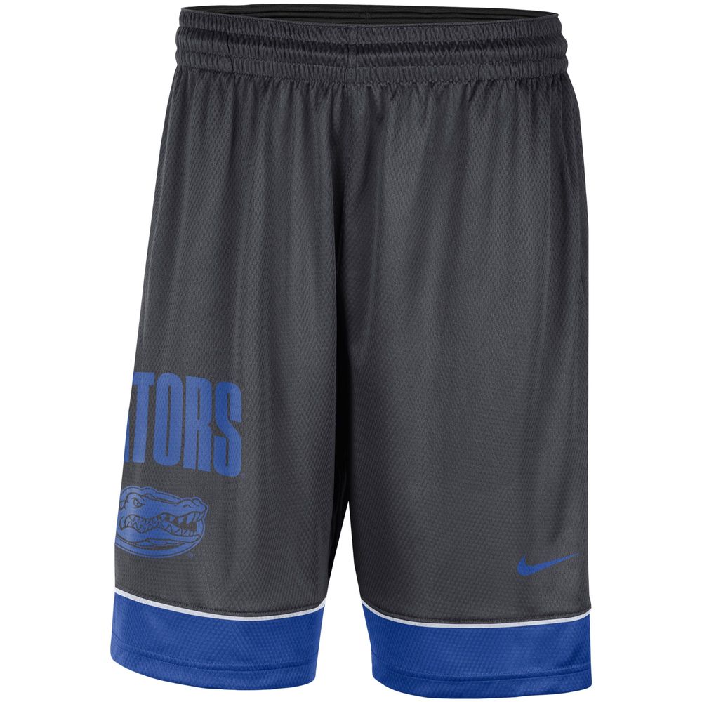 Men's Nike Charcoal/Royal Florida Gators Fast Break Shorts