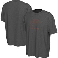 Men's Nike Charcoal Florida Gators Washed Max90 T-Shirt