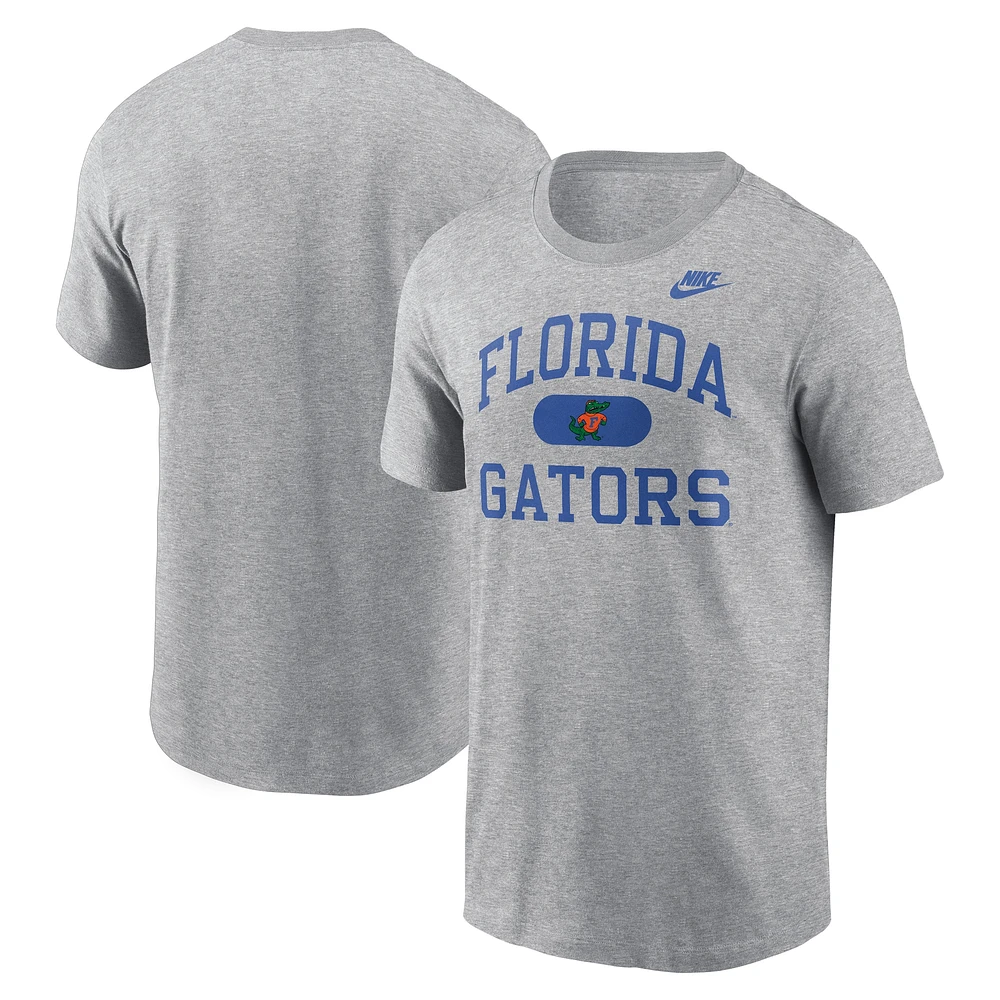 Men's Nike Heather Charcoal Florida Gators Legacy Alma Mater T-Shirt