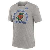 T-shirt à trois mélanges Nike Florida Gators Legacy Local pour homme, gris chiné