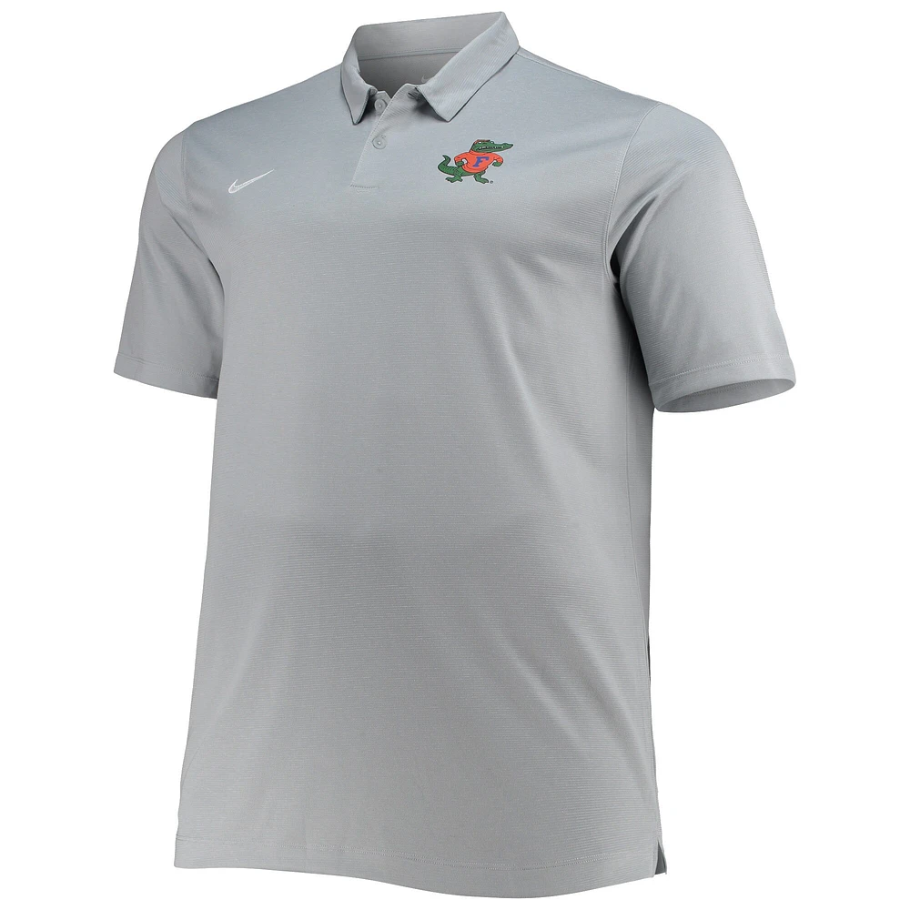 Men's Nike Heathered Gray Florida Gators Big & Tall Performance Polo